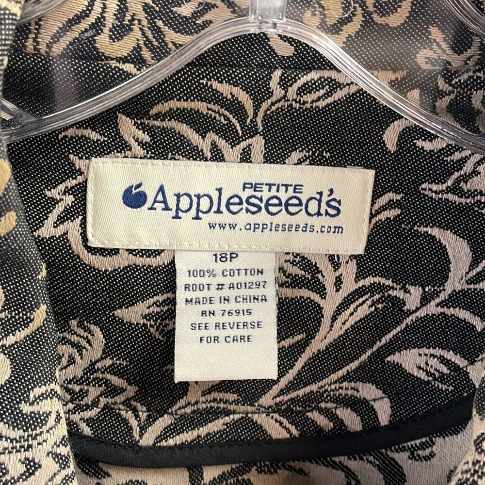 Appleseed Petite Ladies Dress Jacket Blazer , Size 18P, Black and White - Picture 3 of 7